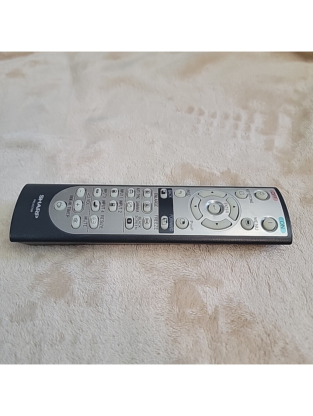 Sharp RRMCGA029WJSA Projector Remote Control - Picture 4 of 7